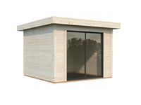 Gartenhaus Lana 8,0 m² mit Schiebetüren