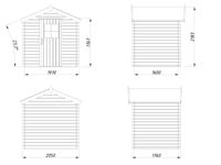 Gartenhaus Svea 2,9 m²
