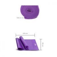 Sportmatte, Umweltfreundliche ungiftige dermophile PVC Premium Gymnastikmatte, Yogamatte & Badematte
