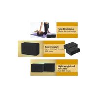 2er Pack Premium Yoga Blöcke Stabile Sportmatte, rutschfest