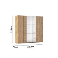 Schrank Dreh-/Schwebetürenschrank KRONACH