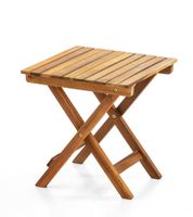 Akazienholz Gartenklapptisch Beistelltisch 38 cm FSC
