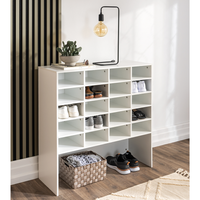 Schuhschrank XL, ca. 92 x 33 x 99 cm - Weiß