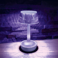Akku-LED-Tischleuchte - Kristalloptik