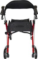Aluminium Premium Rollator AT51111 dunkelrot