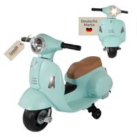 Vespa Kinder Elektrofahrzeug, Elektro Motorrad, grün