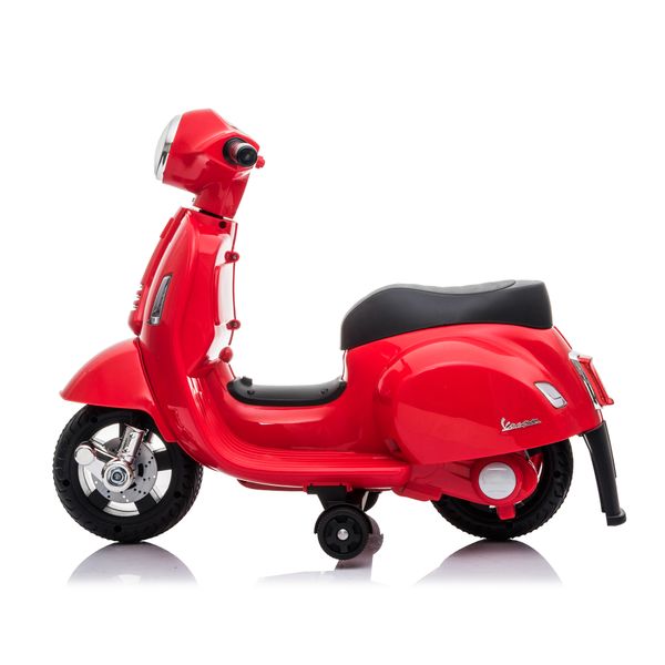 Vespa Kinder Elektrofahrzeug, Elektro Motorrad, rot