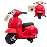 Vespa Kinder Elektrofahrzeug, Elektro Motorrad, rot