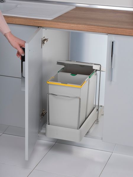 Aspira Ausziehbarer Einbaumülleimer „Müllomatic ECO 2“