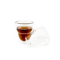 Dopplewandglas Hitzebeständig 250 ml für Latte Macchiato Tee Kaffee