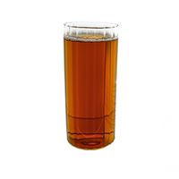 Glas Stripe Riffel Glas, Glas, Hitzebeständig 400ml