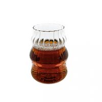 Glas Bubble Getränkebecher - 500 ml - Heißgetränke Kaffeeglas, Hitzebeständig Trinkglas