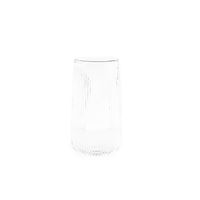 Glas Set Stripe Riffel Longdrink-Glas, Glas, Hitzebeständig 500ml