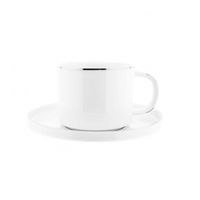 12 Teiliger Kaffeetassen-Set mit Untertasse aus Porzellan Kaffeeservice 200 ml