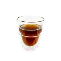 Gläser Set 350 ml Borosilikatglas für Eiskaffee, Tee, Saft Hitzebeständig