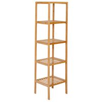 Bambusregal, 5 Ablagen, natur