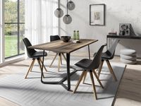 TALEA Tisch, Breite 140 cm, Gestell schwarz, Tischplatte