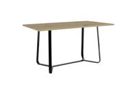 TALEA Tisch, Breite 140 cm, Gestell schwarz, Tischplatte