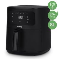 Heißluftfritteuse 8L FRY880, 6 Kochprogramme, Schwarz