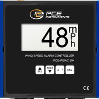 Windgeschwindigkeitsmesser kabelgebunden mit Datenlogger 24V PCE-WSAC 50+ 24