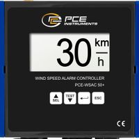 Windgeschwindigkeitsmesser kabelgebunden mit Datenlogger 230V PCE-WSAC 50+ 230
