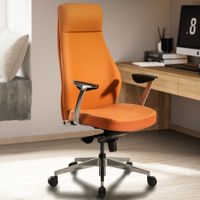 Bürostuhl Schreibtischstuhl Kunstleder Caramel Drehstuhl Ergonomisch
