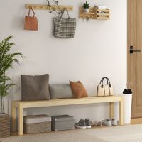 175cm Sitzbank 3-Sitzer Essbank im Landhaus-Stil, Küchenbank für Küche