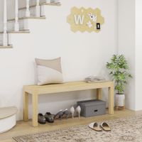 120cm Sitzbank 2-Sitzer Essbank im Landhaus-Stil, Küchenbank für Küche