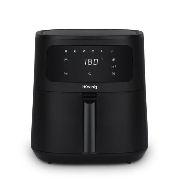 Heißluftfritteuse 4L FRY840, 6 Kochprogramme, Schwarz