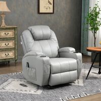 Massagesessel Ruhesessel Relaxsessel mit Massagefunktion, Kunstleder