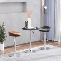 Bartisch Stehtisch Tresentisch für Wohnzimmer, Esszimmer, Schwarz