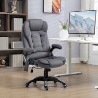 Massage-Bürostuhl mit Wippfunktion, Schreibtischstuhl mit Heizfunktion