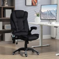 Massage-Bürostuhl mit Wippfunktion, Schreibtischstuhl mit Heizfunktion
