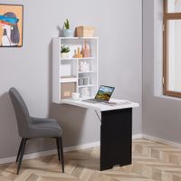 Wandtisch Klappbar Wandklapptisch Klappschreibtisch Computertisch Weiß