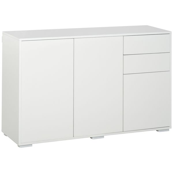 Sideboard Aufbewahrungsschrank Mehrzweckschrank mit 2 Schublade 3 Türen
