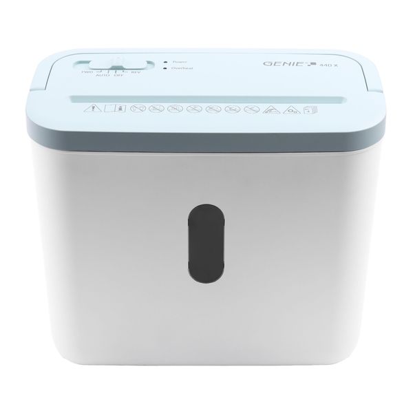 Aktenvernichter GENIE 440 X weiß/blau