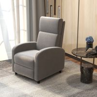 Relaxsessel Einzelsofa Liege 160° neigbarer Fernsehsessel für Wohnzimmer