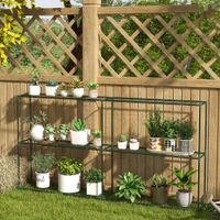 Pflanzenregal, Blumenregal Pflanzentreppe mit 3 Stufen, für Garten