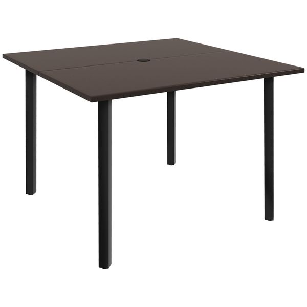 Gartentisch Esstisch für Garten Quadratischer Balkontisch für 4 Person