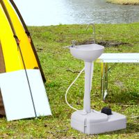 Camping Waschbecken Handwaschbecken mit Auffangbehälter für Abwasser