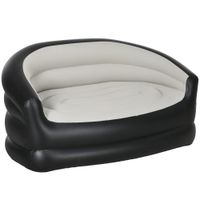 Aufblasbares Sofa, Aufblasbare Couch mit weichem Plüsch für 2 Personen