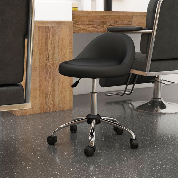 Rollhocker Höhenverstellbarer Arbeitshocker 63-83 cm Drehhocker mit Rädern