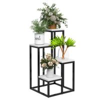 Pflanzenständer, Blumenregal, Pflanzenregal Pflanzentreppe mit 4 Ebenen