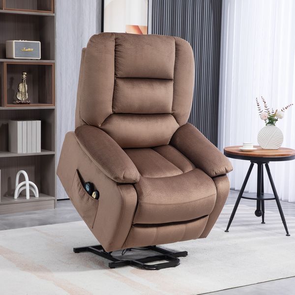 Fernsehsessel mit Aufstehhilfe Relaxsessel mit Liege-/Massagefunktion