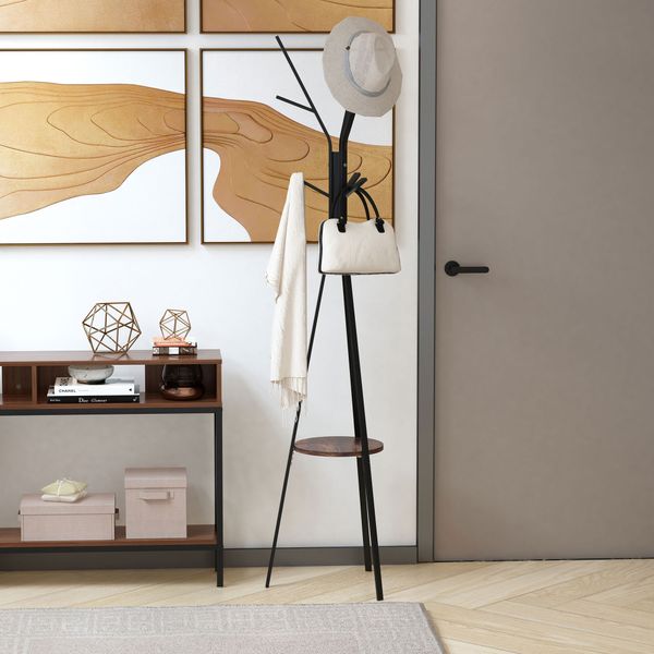 Garderobenständer Standgarderobe Kleiderständer Flurgarderobe Metall