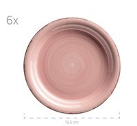 Dessertteller 19,5 cm, 6-er Set, KORALLE