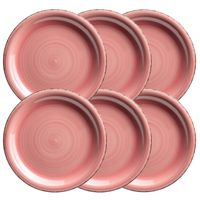 Teller flach 27 cm, 6-er Set, KORALLE