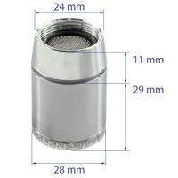 X4-TOOLS LED Wassersparfilter 2er Set