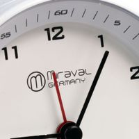 Miraval Funkwecker Premiumline DCF77 Funkwecker Reisewecker Analoger Wecker geräuschlos