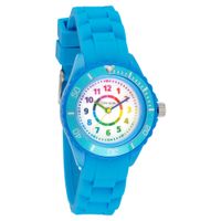 Miraval Kinderarmbanduhr mit Silikonarmband 34 mm Quarzuhrwerk Quarzuhr Lernziffernblatt Kinderuhr